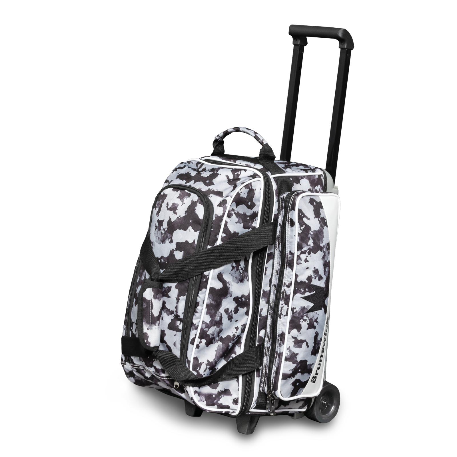 Brunswick ZONE Bowling Bag ボーリングバッグ Zone Double Roller - Blue Chaos | Brunswick Bowling