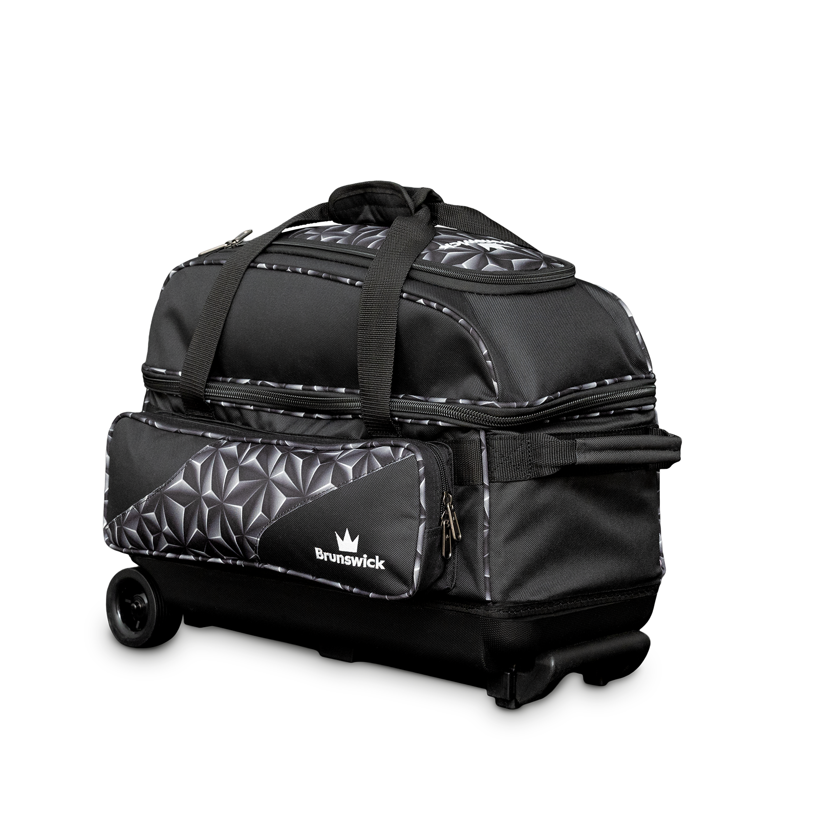 Zone Double Roller - Black Prism | Brunswick Bowling