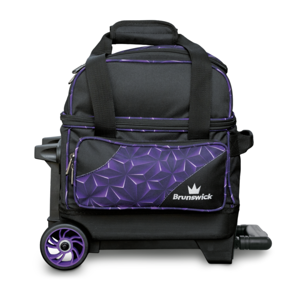 Brunswick Zone Single Roller Prism Side View Purple