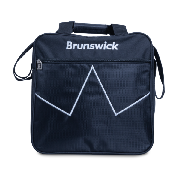 Blast single tote black straight-on front view.