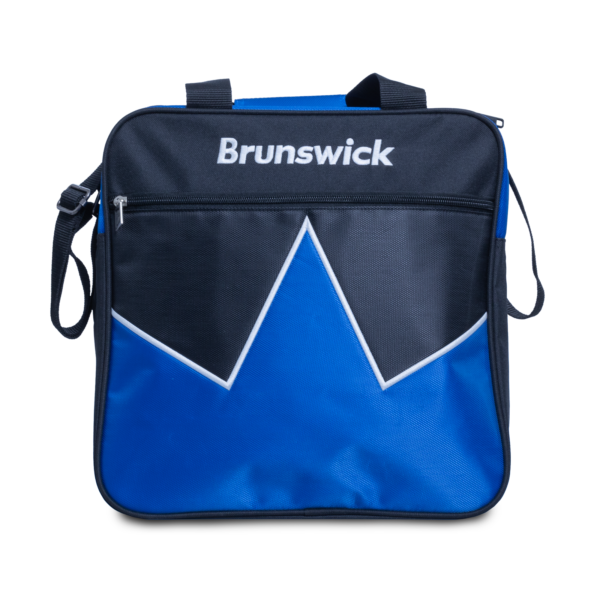Blast single tote blue straight-on front view.