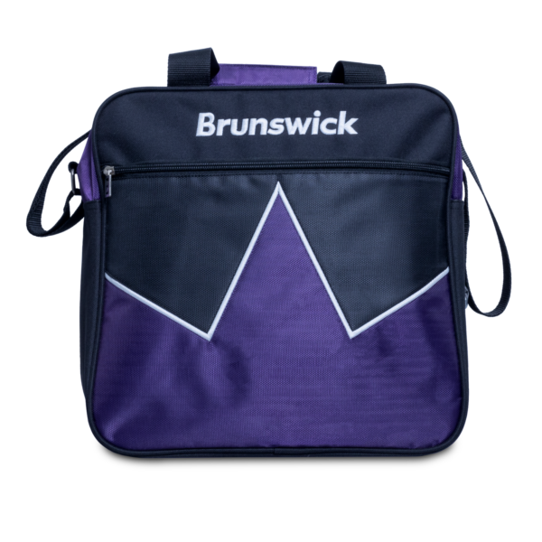 Blast single tote purple straight-on front view.