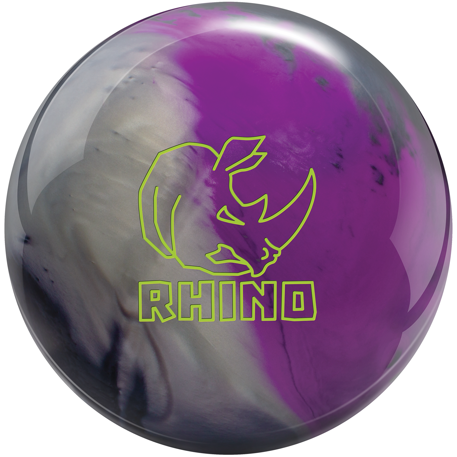 Rhino™ - Charcoal / Silver / Violet | Brunswick Bowling