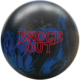 Knock Out Black and Blue Bowling Ball, for Knock Out Black Blue (thumbnail 1)