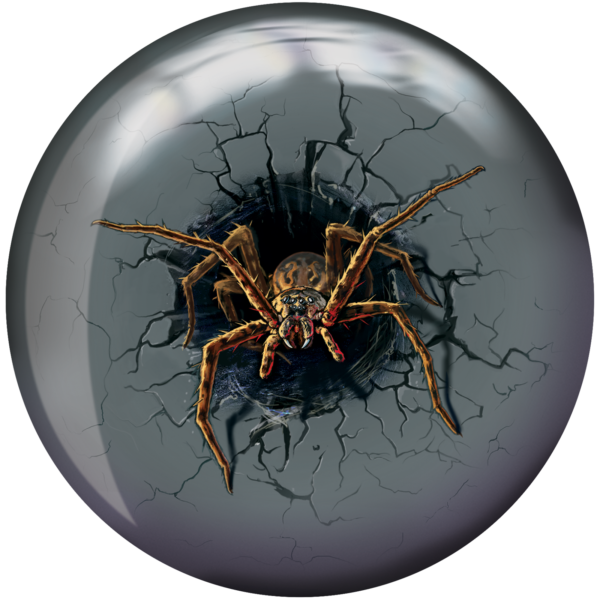 Front side of Spider Viz-A-Ball
