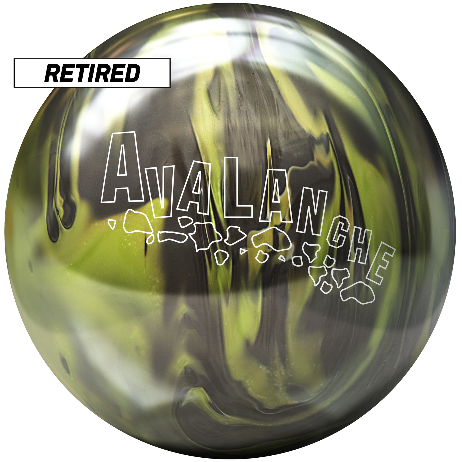 Avalanche Black / Electric Green | Brunswick Bowling