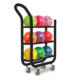 Ball cart 3 tier black 2026 1600x1600, for Ball Cart - 3-Tiered (thumbnail 1)