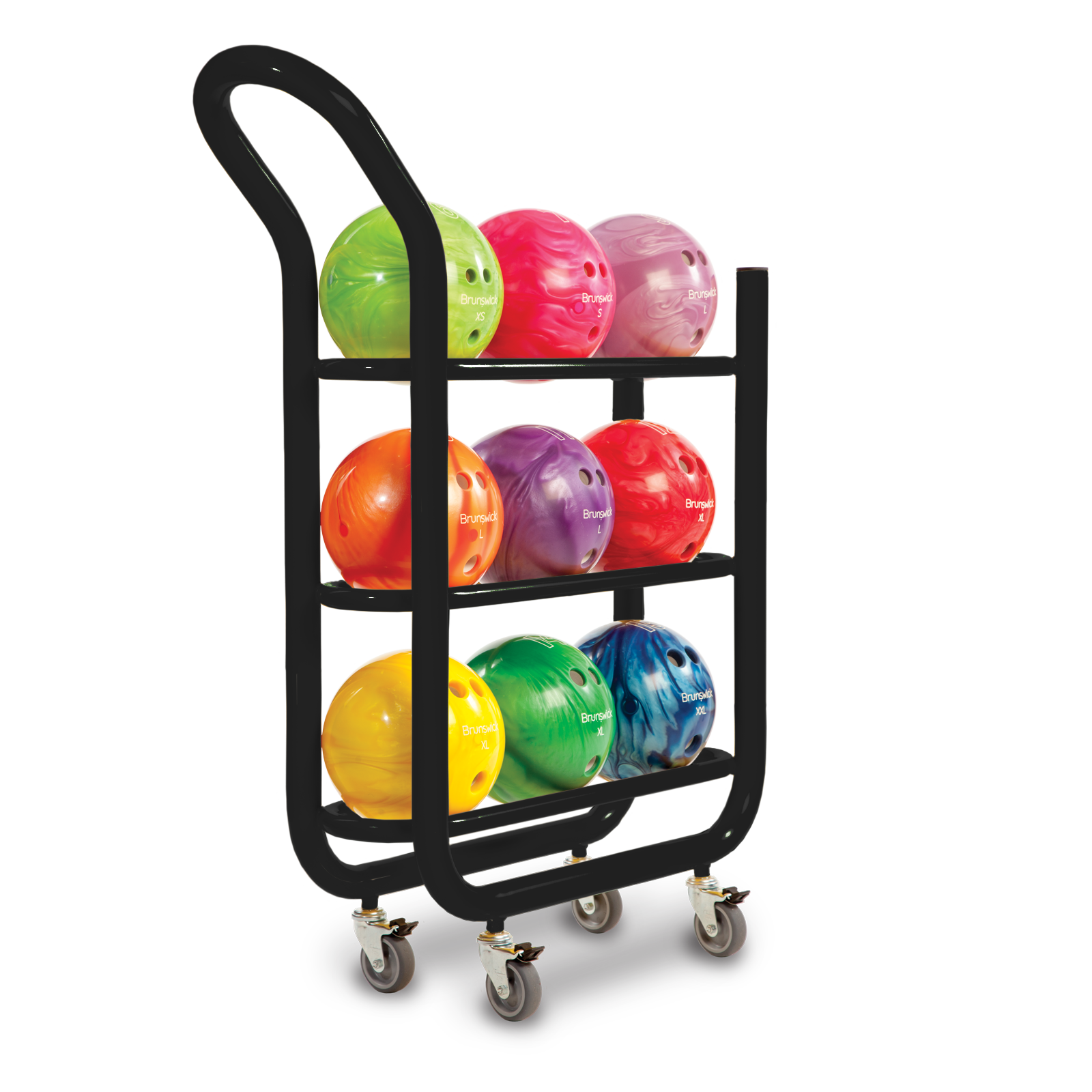 ブランズウィック3個用ボールカート Ball Cart - 3-Tiered | Brunswick Bowling