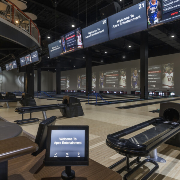 Apex Entertainment - Marlborough, MA - Bowlers Area