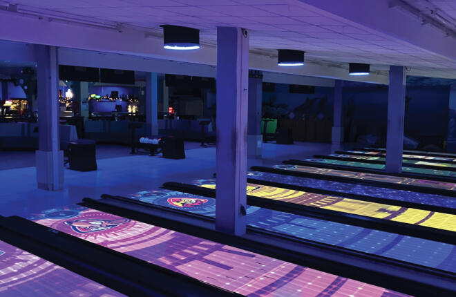 Bowling lanes with Spark