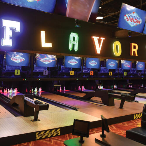 View of Duckpin lanes
