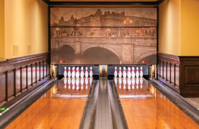 Residential Install: Lanes, pins & custom masking unit