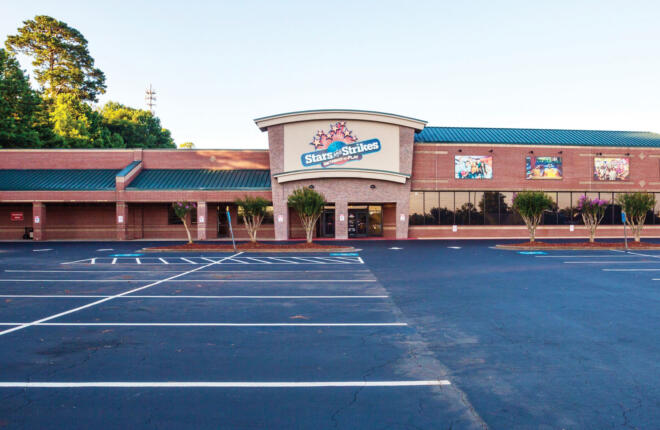Main entrance and exterior of building
