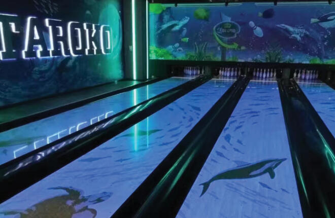 Transform lanes featuring an underwater scene with matching masking units