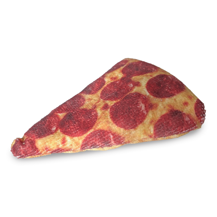 Pizza Grip Sack with the look of pepperoni and cheese.