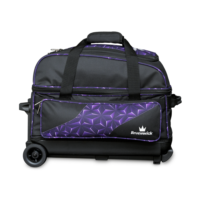 Brunswick Zone Double Roller Prism Front View Purple