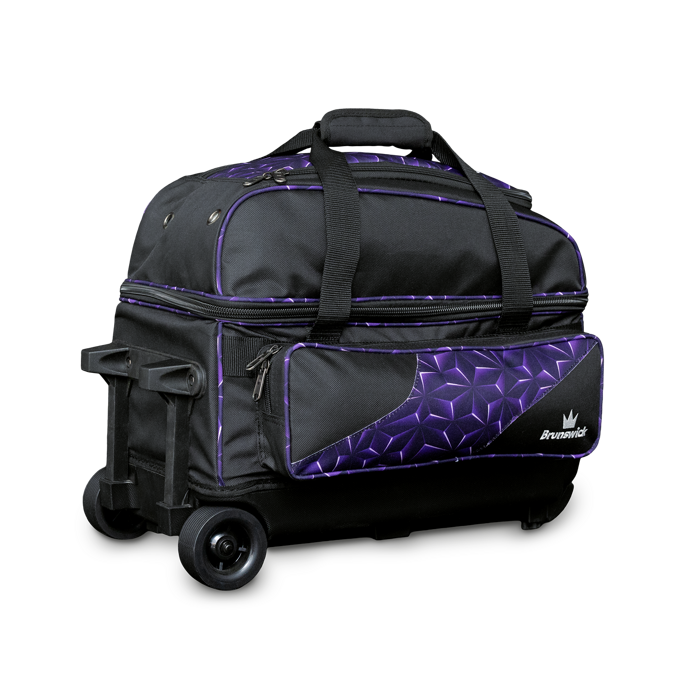 Brunswick Zone Double Roller Prism 3qtr Right Purple