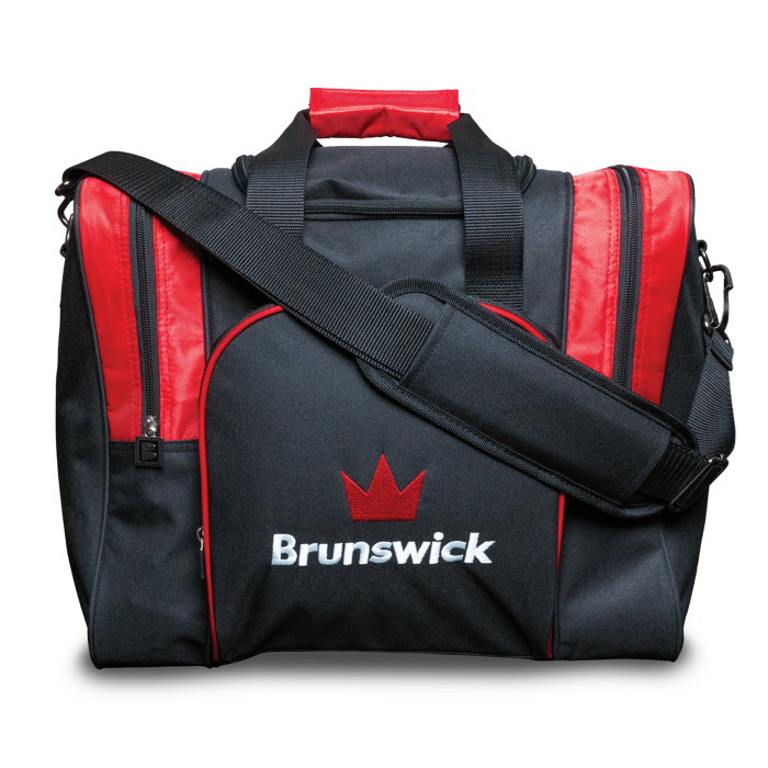 Attack single tote red straight-on side view showing the front.