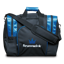 Attack single tote blue straight-on side view showing the front.