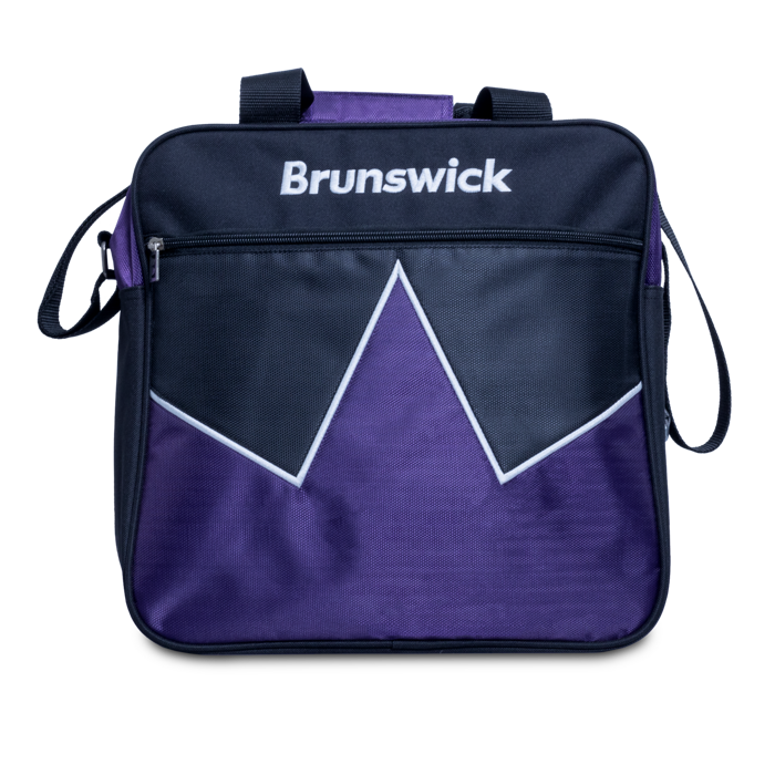 Blast single tote purple straight-on front view.