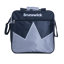 Blast single tote silver straight-on front view.