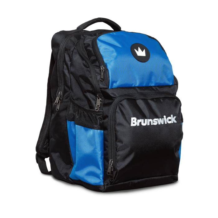 Brunswick Alert Backpack Blue black blue 3qtr View