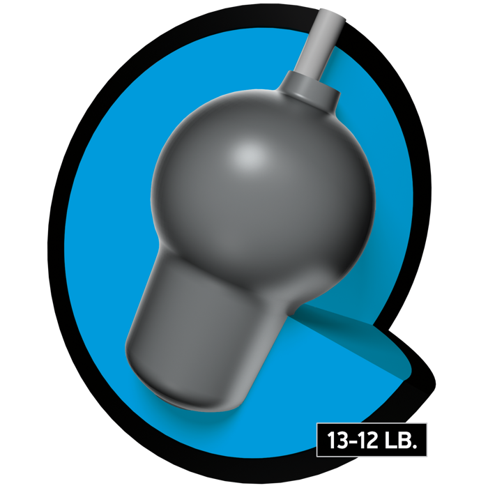 The Danger Zone line core for thirteen to twelve pound bowling balls.