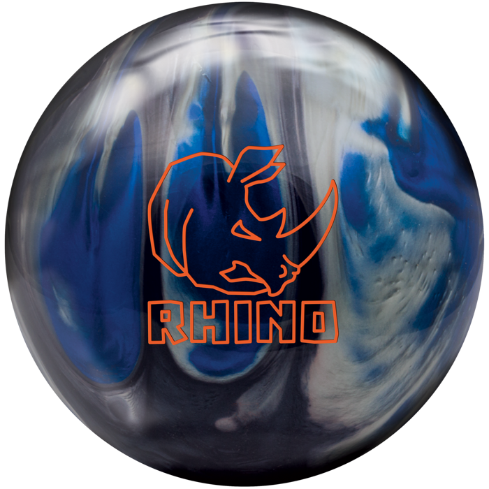 Rhino Black Blue Silver Pearl Ball