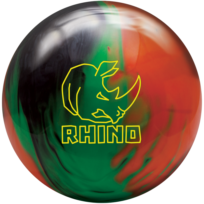 Rhino Black Green Orange Ball