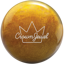 Crown Jewel Bowling Ball in gold sparkle