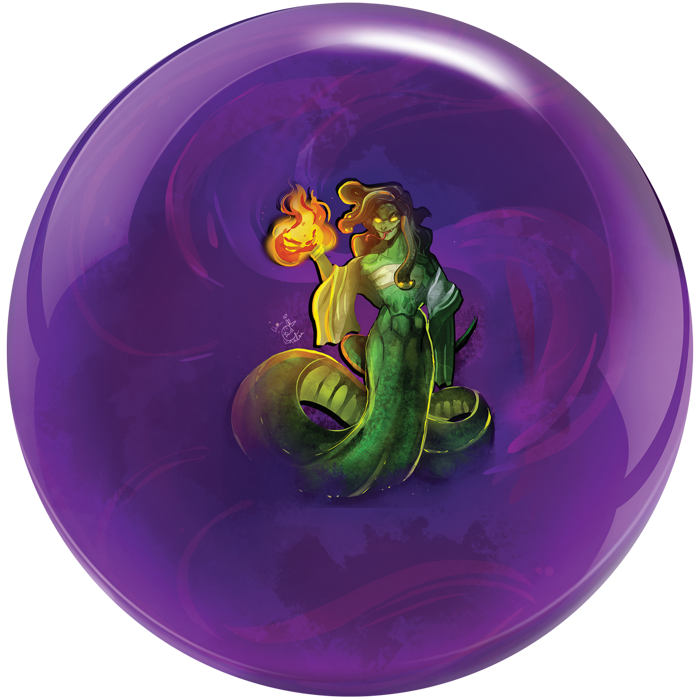 Viz-A-Ball Medusa Back
