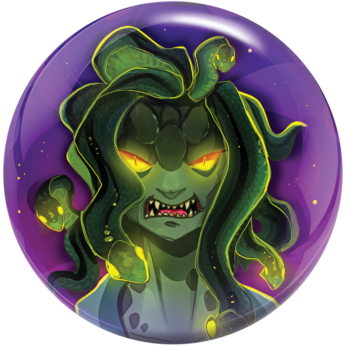 Viz-A-Ball Medusa Front
