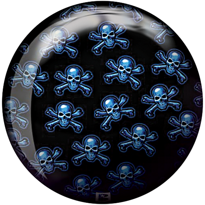 Back side of Skull Viz-A-Ball