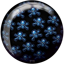 Back side of Skull Viz-A-Ball