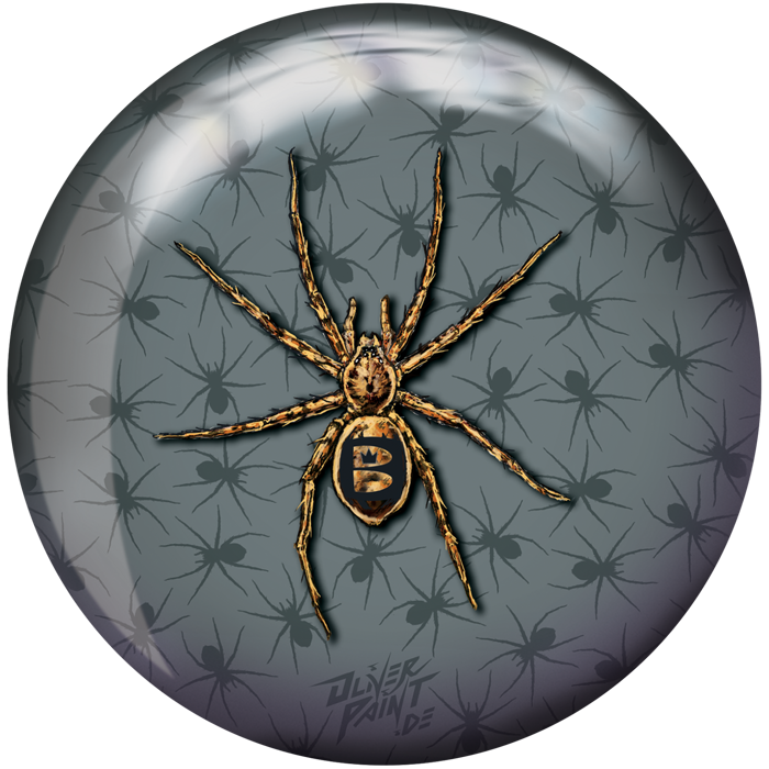 Back side of Spider Viz-A-Ball