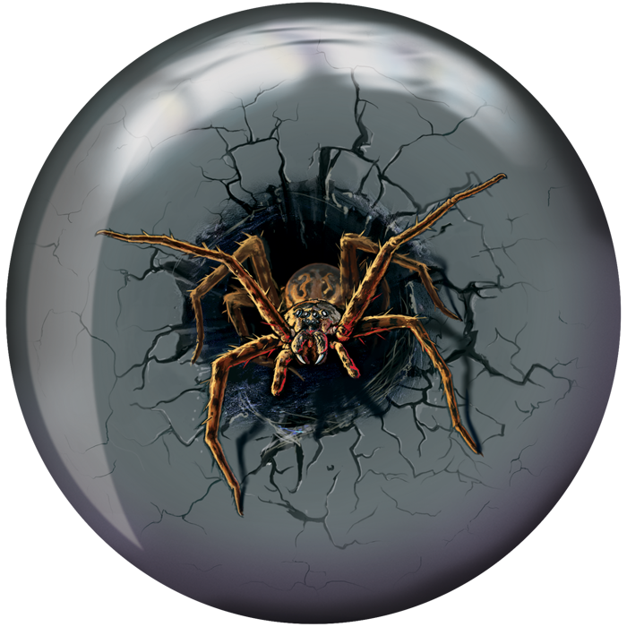 Front side of Spider Viz-A-Ball