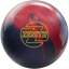 Zenith Pearl bowling ball in purple, red, and blue