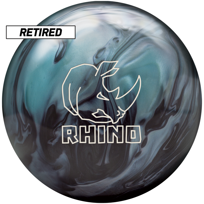 Retired Rhino Metallic Blue Black ball