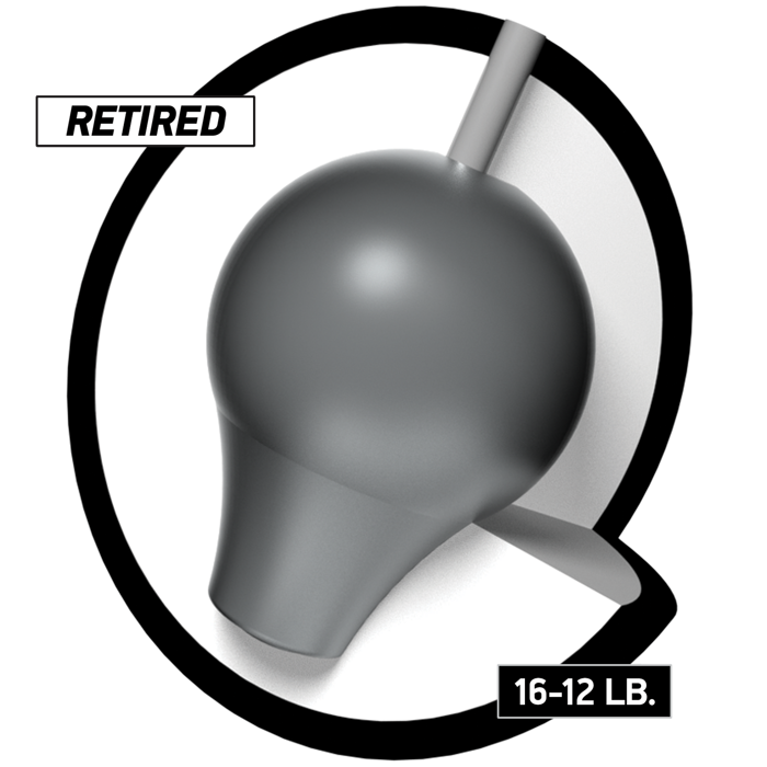 Retired Rhino Line 16-12 lb Core with callout