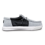 The black and light grey Hero right shoe side view with the toe pointing right.