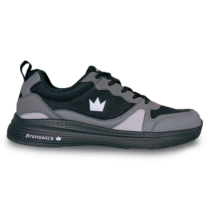 Brunswick Outback Black Grey Shoe Side View