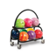 Black 2-Tier Ball Cart