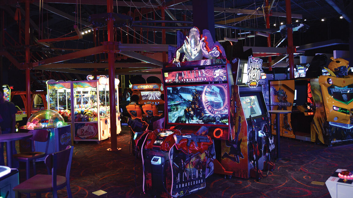 Pinstack Arcade Pinstack Las Colinas | Brunswick Bowling